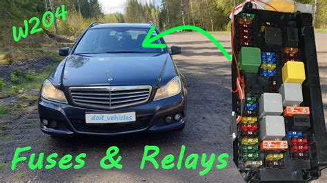 w204 starter relay location